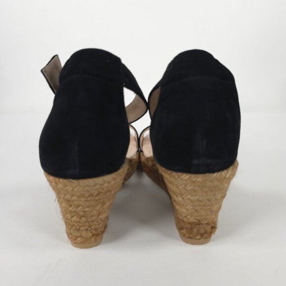 NWOB Eric Michael Spain Made 🇪🇸 LEATHER UPPER/LINING Milan Wedge Sandals 40 - Picture 6 of 15